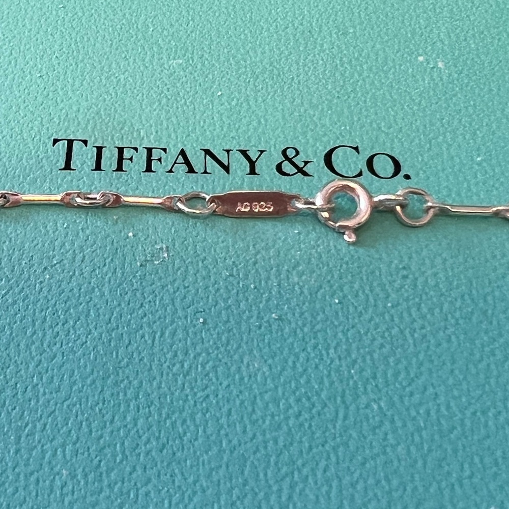 Tiffany Co Silver Puffer Heart Necklace Pendant Charm - Picture 4 of 7